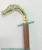 Import Brown Wooden Stick Walking Cane Brass Golden Horse Head handle Vintage Cane from India