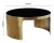 Import BTDSK009 Double Round set metal and marble Hotel Restaurant coffee shop home Center Table from China