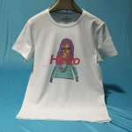 bulk quantity event trade show custom Digital printed logo t-shirts for USA and European market