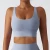 Import Bwx6441 Cloud Sense Breathable Fast Drying Gathering Cross Straps Yoga Bra Sports Running Fitness Top from China