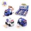 can be used as  free gifts mini inertial ambulance car toy with candy