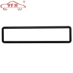 car accessory European style  black painted license plate frame, license plate holder YFX-8060