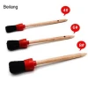 Car Cleaning Tools Detailing Brush Interior Air Vent Leather Brush 3 Sizes