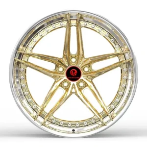 Car Hub Concave Wheels Forged Aluminum Chrome Pcd 5x112/114.3/120/127/130 For  M3 M4 Murcielago Urus Aventador 911 998 Gt2 Gt