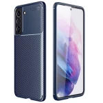 Carbon Fiber Mobile Phone Case Soft Tpu Anti-fall Protective Cell Phone Case For Samsung S21 Ultra