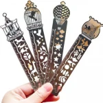 Cartoon small fresh and simple hang bookmark creative metal book clip