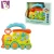 Import Cartoon train electronic organ with light and music battery operated baby plastic toys from China