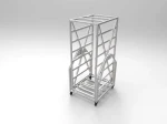 Catering Equipment Multi-Layer Stainless Steel Rotatable Bakery Cooling Rack for Hotel Use Hand Carts Trolleys Baking Trolley