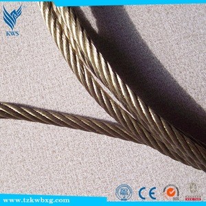 CE Certification and Construction Application cable 304 7x19 stainless steel wire rope