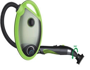 CE certified 360 degrees head rotary steam cleaner with waist holding belt