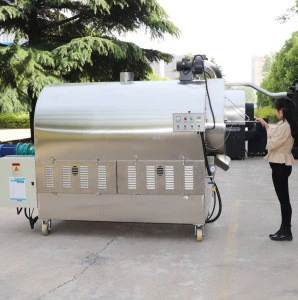 CE certified commerical cocoanut roaster/electric cocoa bean roasting machine/cocoa beans machine professional