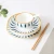 Import Ceramic 4-Piece Kitchen Dinnerware Set Plate Bowl Spoon Hand-paint Blue and White Tableware Set from China