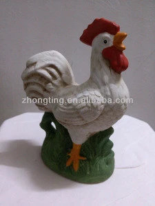 ceramic cock statue china garden supplies