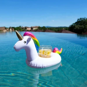 CH19008 Hot sale Inflatable Pool Drink Holders, Selection from Unicorn, Flamingo, Palm and More