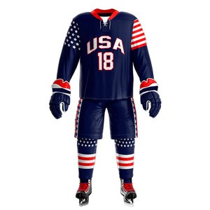 cheap custom youth team set practice sublimated ice hockey jersey uniform