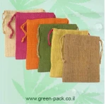 cheap fashion jute hessian cloth bags burlap