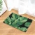 Import Cheap Price Durable Green Plant  Eco-Friendly Absorbent Machine Made Washable PVC Backed Bath Carpet Rug Floor Mat from China