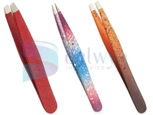 Cheap Stainless Steel Slant Tip Eyebrow Tweezer for Ingrown Hair, Cheap Price