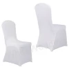 Cheap white spandex wedding chair cover for dining room banquet china