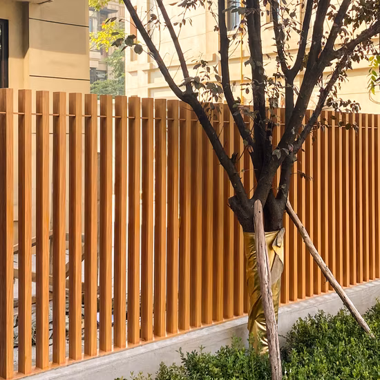 Chic Natural Baluster and Outdoor Fence for Garden Courtyard by Powder Coated