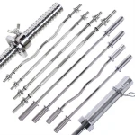 China high-quality barbell weightlifting straight bar curling barbell bar fitness accessories equipment