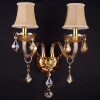China manufacturer antique indian bed room arabic led crystal wall lamp,hot sale wall mounted lamp