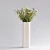 Import china manufacturer pure white tall ceramic flower vase from China