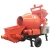 Import china portable new products trailer-mounted concrete pump machine with boom pipe from China