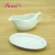 Import China professional manufacturer best low MOQ   hotel restaurant white personalized ceramics gravy boat with  milk pot  jug from China