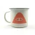 Import China supplier cheap logo printed custom enamel metal camping coffee tea mug cup with logo inside of mug from China