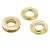 Import China Supplier Wholesale Zinc Alloy Grommets Eyelet Double Side Hanging Plated from China