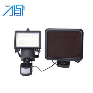 China Suppliers IP65 90 LED PIR Human Body Induction Motion Sensor Solar Led Lawn Light with Amorphous Silicon Solar Panel