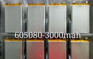 China Top Quality 3.7V 3000mAh Rechargeable Lithium/Lipo Battery 605080