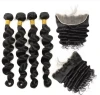 China Wholesale 18&quot; 32 Inch Human Hair Bundles Loose Wave Bundles Indian Hair Weave Bundles 1/3/4 PCS Human Hair Extensions