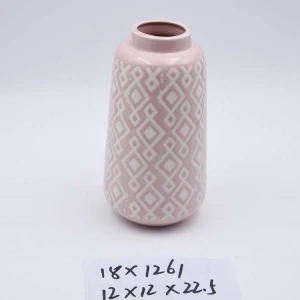 Chinese antique luxury custom large size glazed ceramic porcelain flower vase for home decor