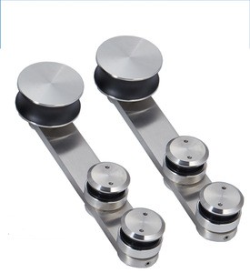 Chinese factory manufacture shower room frameless glass sliding door hardware accessories