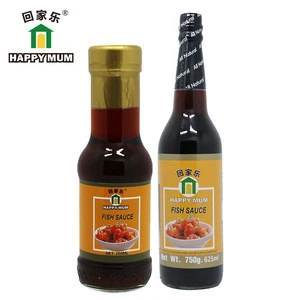 Chinese FDA Thai Fish Sauce 250ml for Seafood Condiment