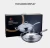 Import Chinese Kitchen Gas Deep Nonstick Wok Removable Stainless Steel Non-stick Non Stick Frying Fry Pan With Two Handle from China