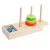 Import Classic Wooden Puzzle Stack Tower Of Hanoi Kid Mathematical Early Educational Toys Parent-child Interaction Toy With Storage Box from China