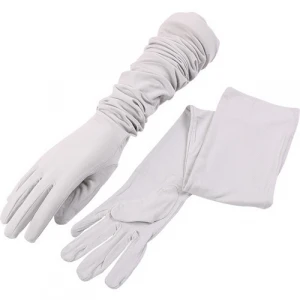 CLIMATE Summer Anti UV Driving Sun Protection Arm Sleeve Female Cotton Gloves Cycling Arm Long for Girls Mittens Custom Logo