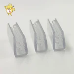 clip label holder for supermarket shelves transparent metal label holder