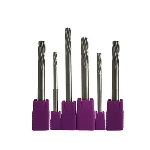 CNC HSS solid carbide reamer end mill cutter boring cutting drilling tools with helical flutes