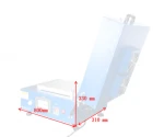 Coating Width 100 mm Touch Screen Heating and Drying Film Coater For Battery Electrode