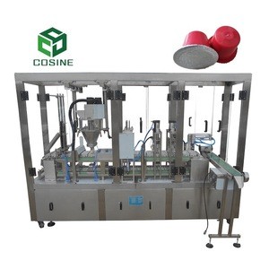 Coffee capsules filling sealing machine for coffee power from shanghai COSINE