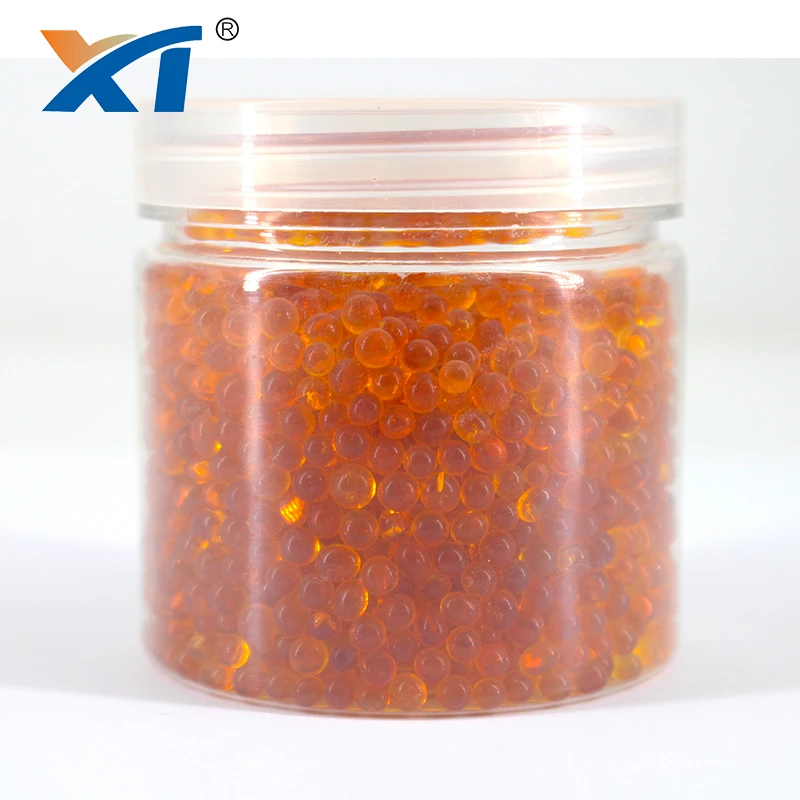 Color changing orange granular silica gel desiccant 0.5-1mm 2-4mm silica gel bead for drying air