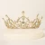 Import Color Rhinestone Gold Tiara Halloween Cosplay Designer Crown Wedding Party Hair Accessories from China