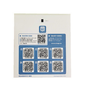 Qr Code Label Sticker Paper Buy Colorful Paper Qr Code Pet Sticker Labels Double Layer Peel Off ...