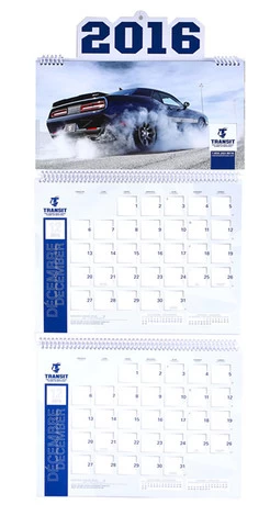 Comfortable new design Tri-fold calendar custom desk manufacturer from China