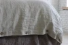 Comforter Duvet Cover Linen Bedding Set In Natural Bedding Donna Quilt Cover Set With 2 Matching Pillow Case And Coconut Button