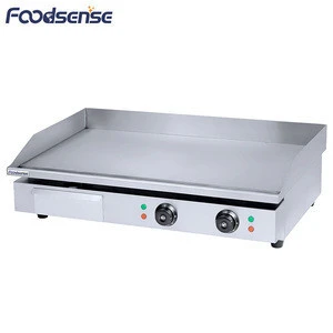 Commercial 4.4KW Electric Flat Top Non-Stick Coated Iron Grill Griddle HEG-820